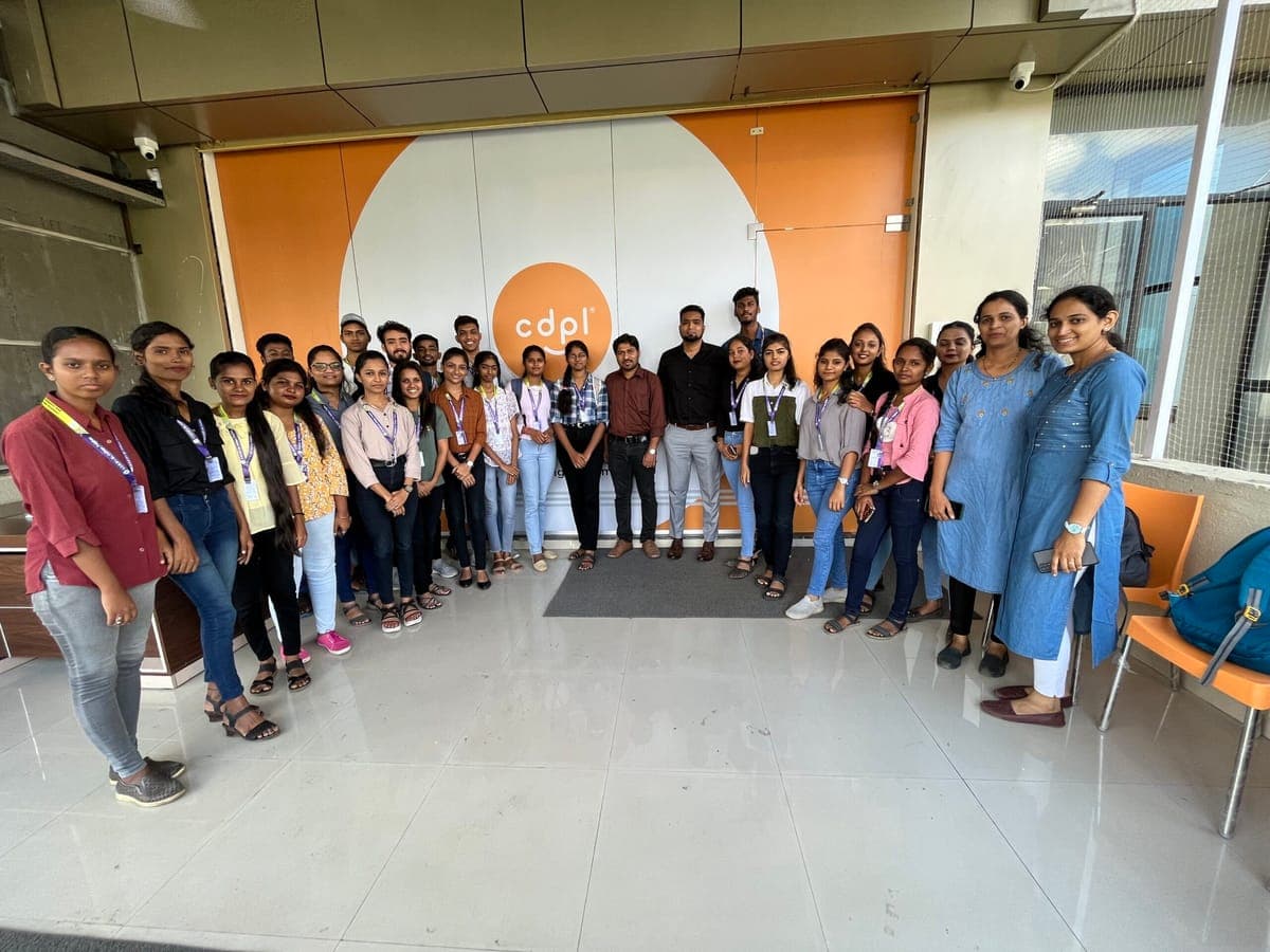Industrial Visit - SDSM College, Palghar – Cinute Digital Pvt. Ltd