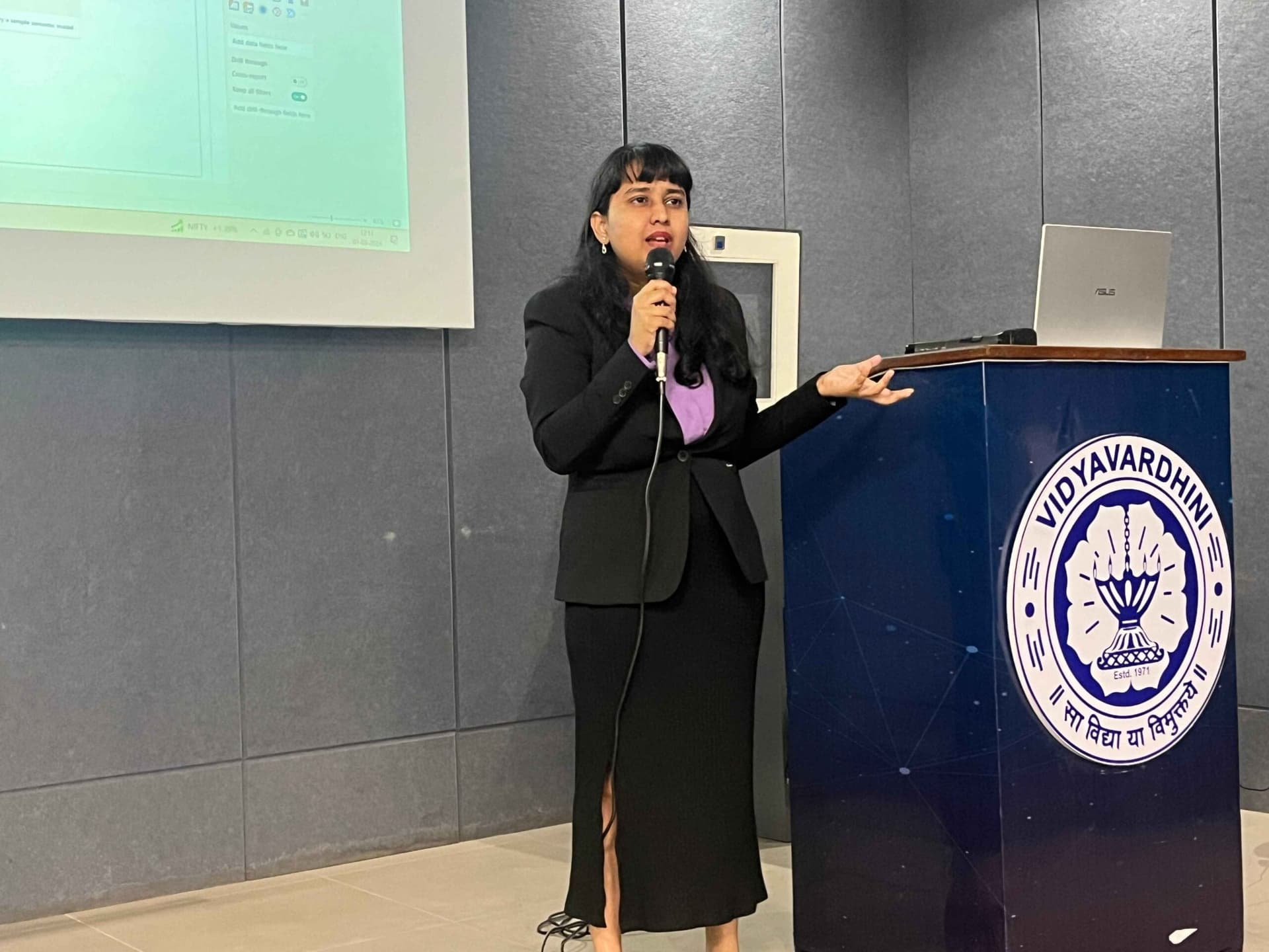 The Application of Power BI at Vidyavardhini's College of Engineering and Technology