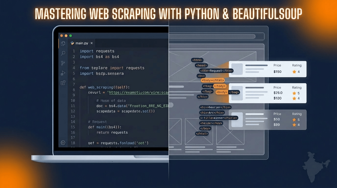 Web Scraping with BeautifulSoup: Python Tutorial for Beginners