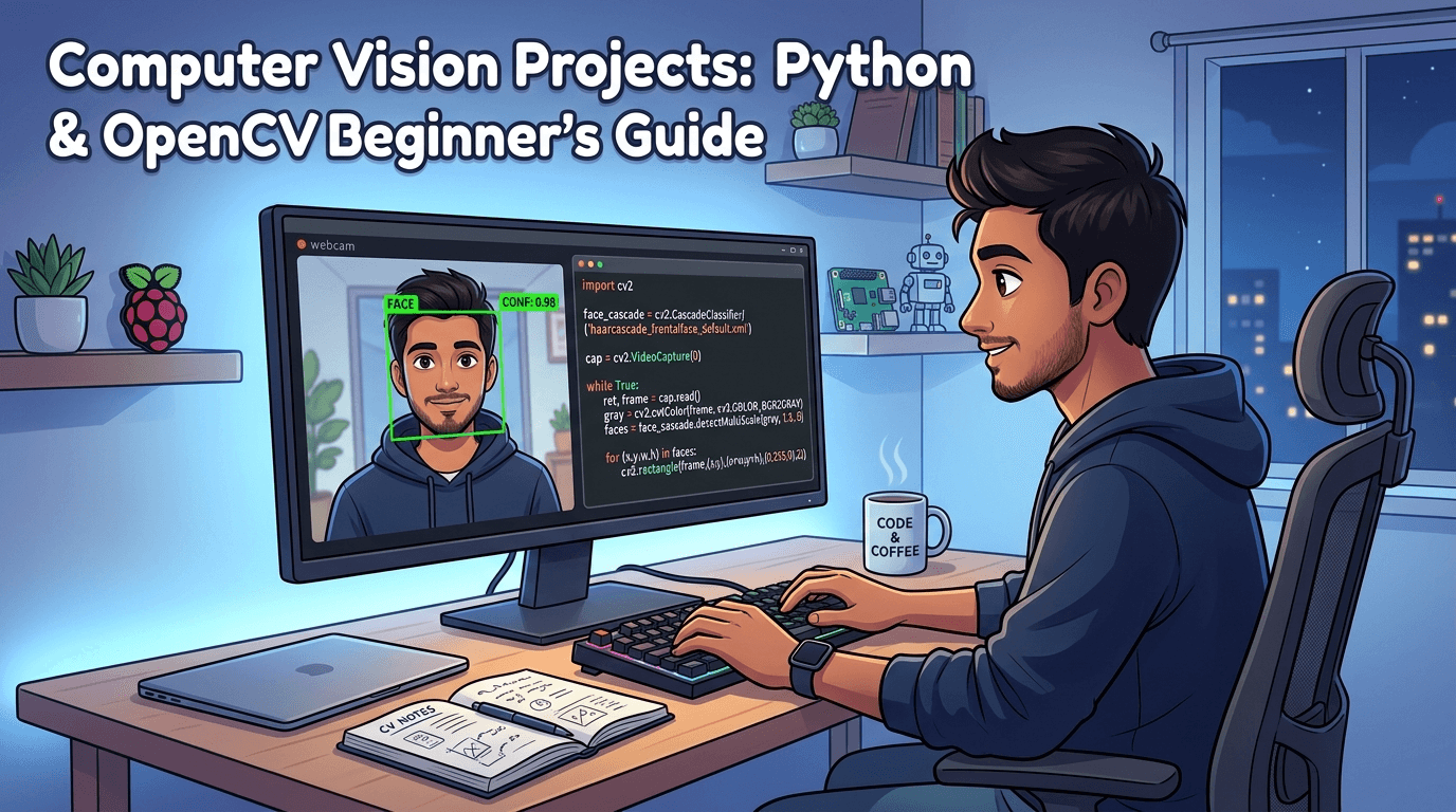 Computer Vision Projects Using Python & OpenCV for Beginners