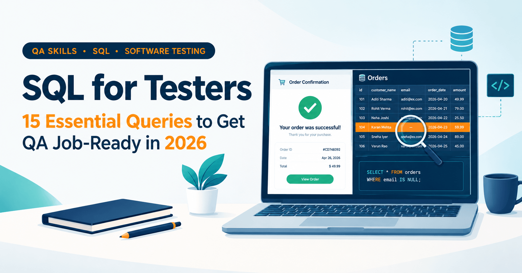 SQL for Testers: 15 Queries to Get QA Job-Ready in 2026