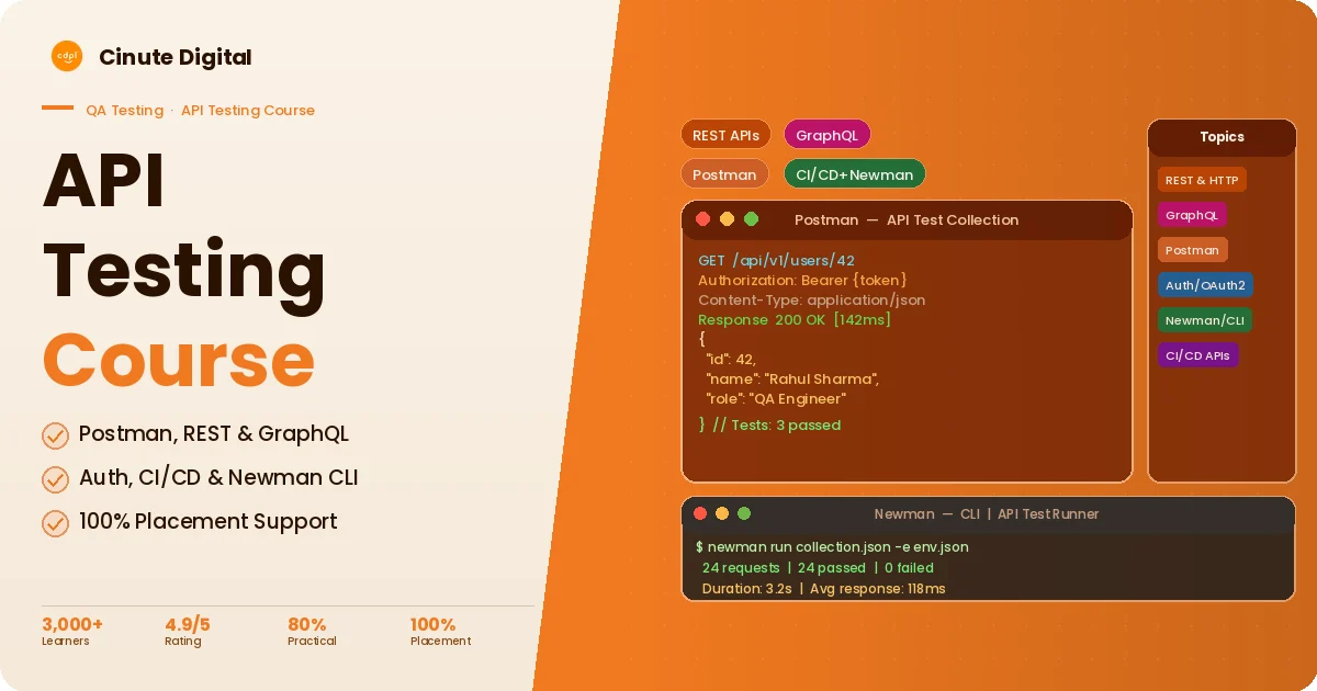 API Testing Course with Postman & REST APIs | CDPL